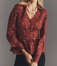 Hutch - Barber Polka Dot Top