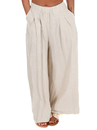 Umgee - Women's Relaxed Flow Palazzo Pants