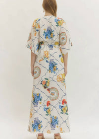 Entro - Print Short Sleeved Maxi Dress