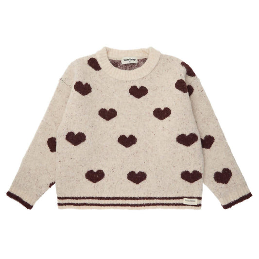 Tocoto Vintage - Heart Sweater