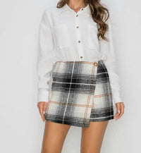 Winsome - Parker Plaid Wrap Skort