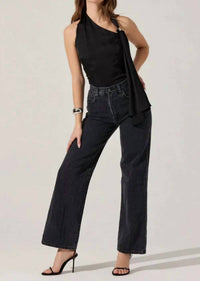 Astr - Alyx Asymmetrical Halter Top