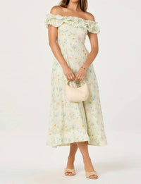 Astr - Alannah Off The Shoulder Midi Dress