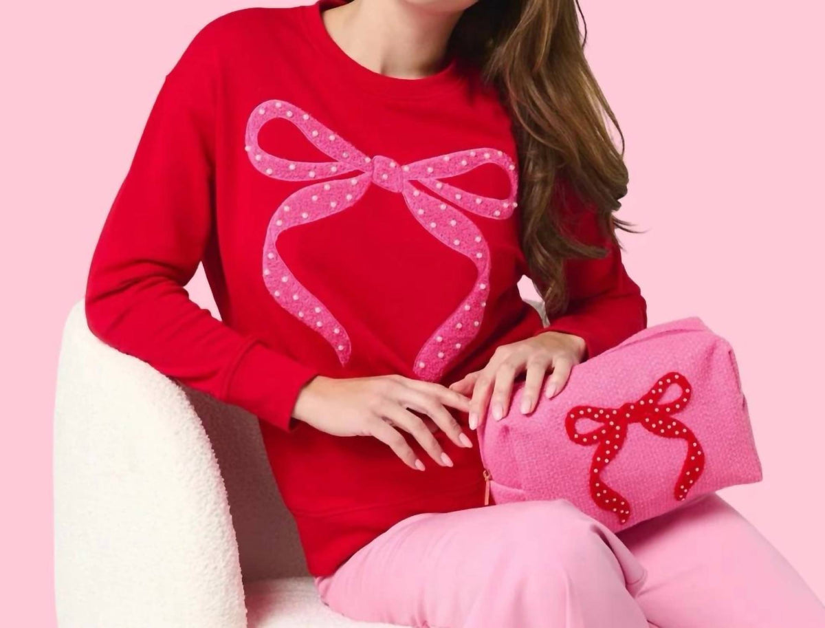 Shiraleah - Pearl Bow Classic Sweatshirt