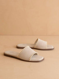 Oasis Society - Women's Emmie Border Stitch Summer Sandals