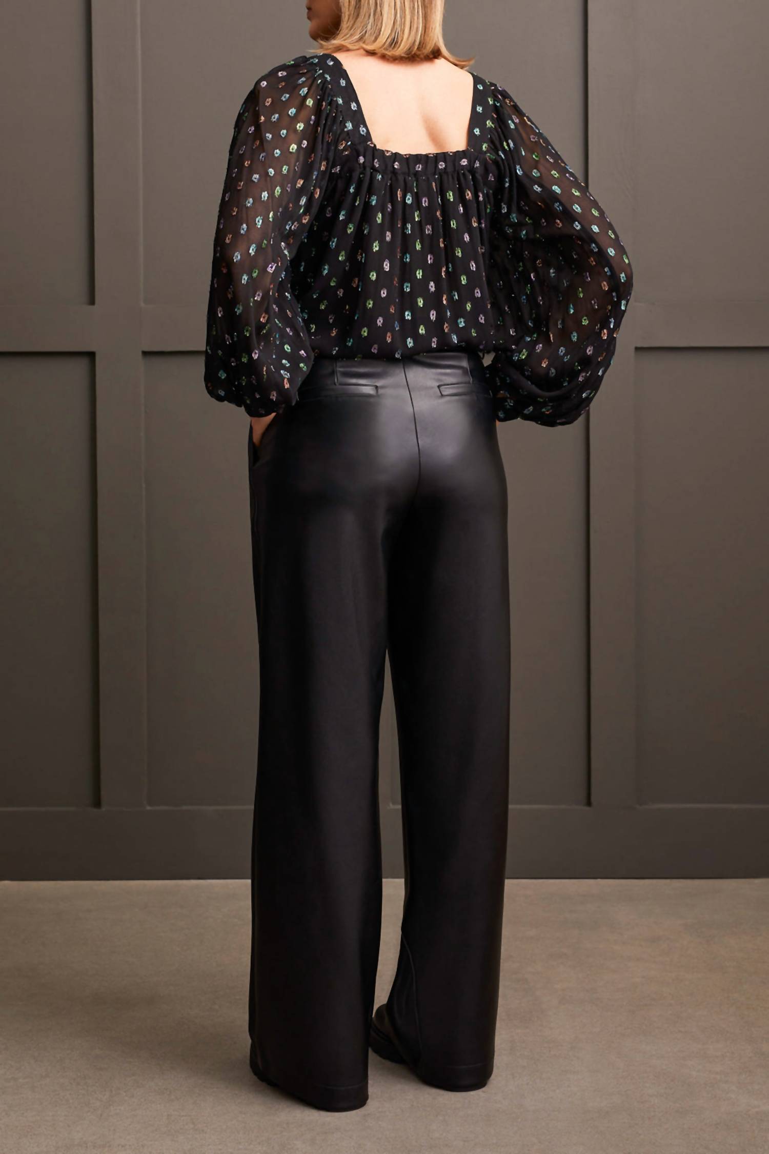 Tribal - Elara Faux Leather Pant