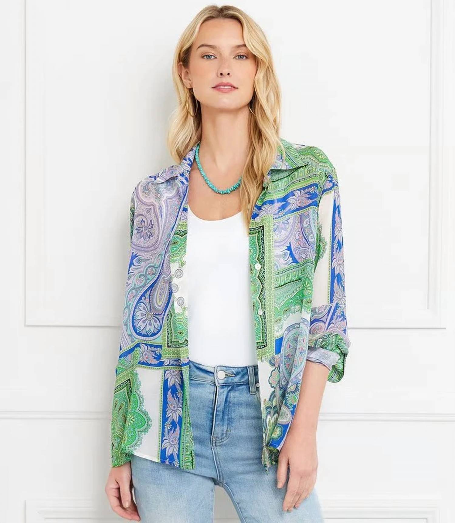 Karen Kane - Paisley Shirt