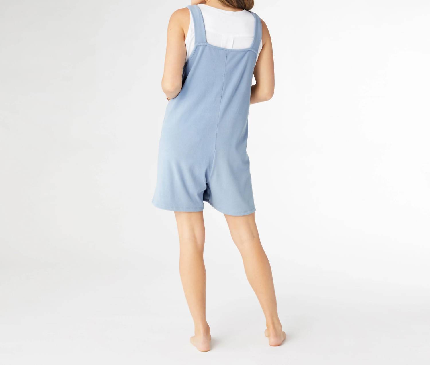 Coco + Carmen - Weekend Brushed Ribbed Shortalls