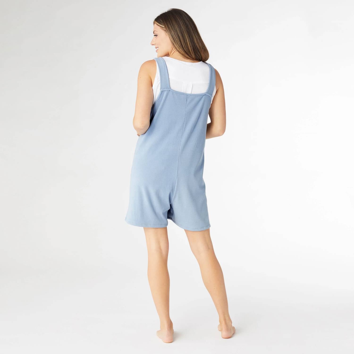 Coco + Carmen - Weekend Brushed Ribbed Shortalls