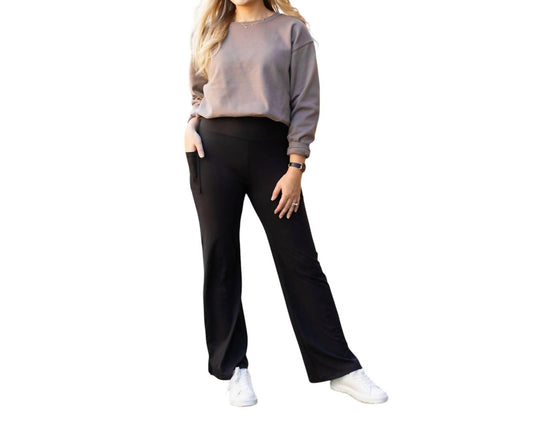 Julia Rose - Madison Straight Leg Leggings with Pockets