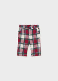 Mayoral - Kids' Baby Plaid Trouser