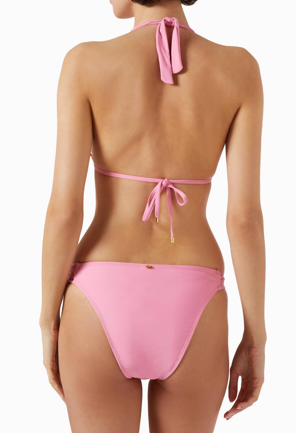 Pq Swim - Eleanor Halter Bikini Top & High Waist Bikini Bottom Set