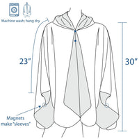 Raincaper - Reversible Fine Art Rain Cape