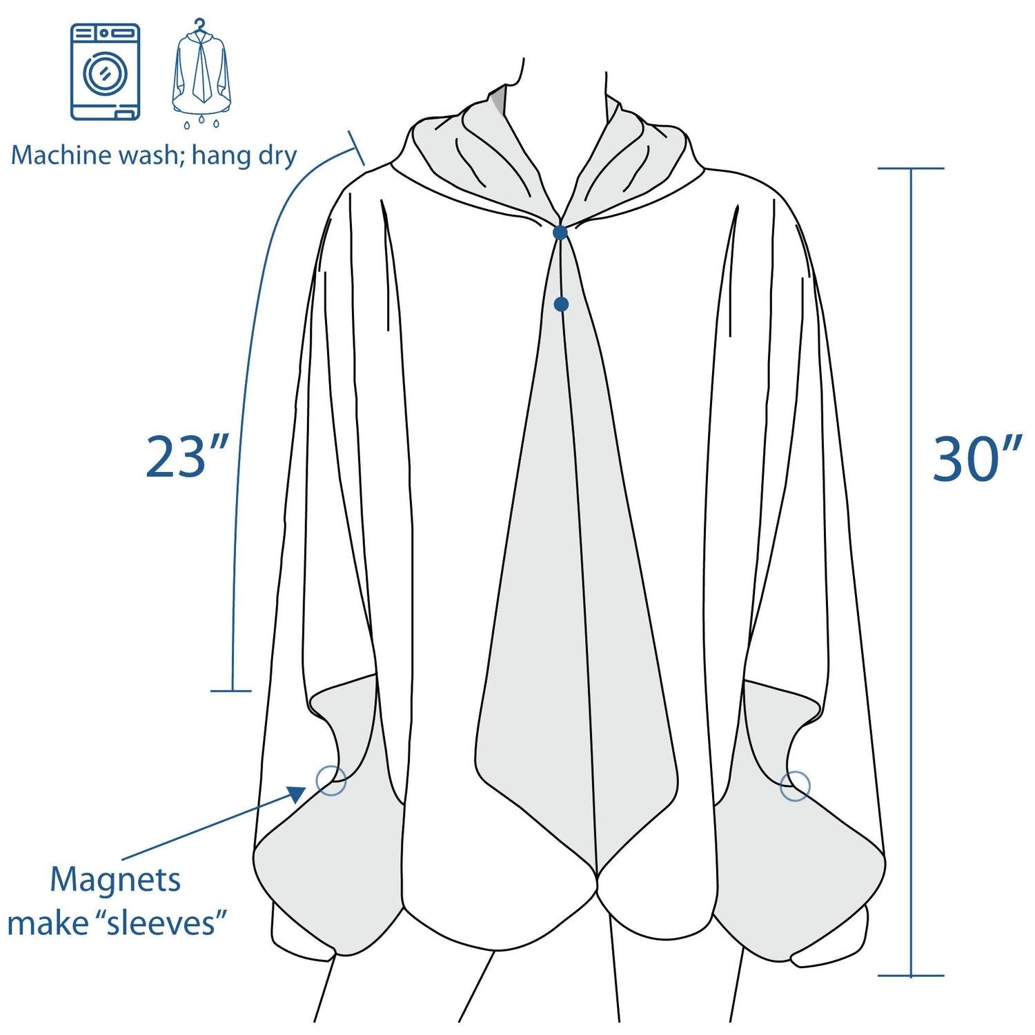 Raincaper - Reversible Fine Art Rain Cape