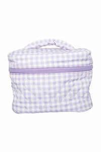 Katydid - Women's Plaid Makeup Travel Bag