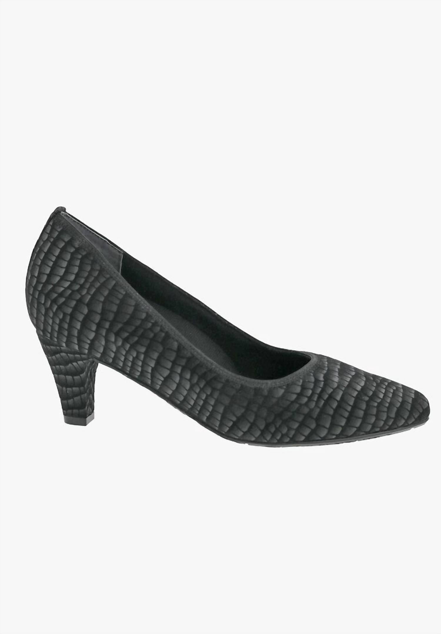 Ros Hommerson - Women's Karat Printed Leather Heel Pumps