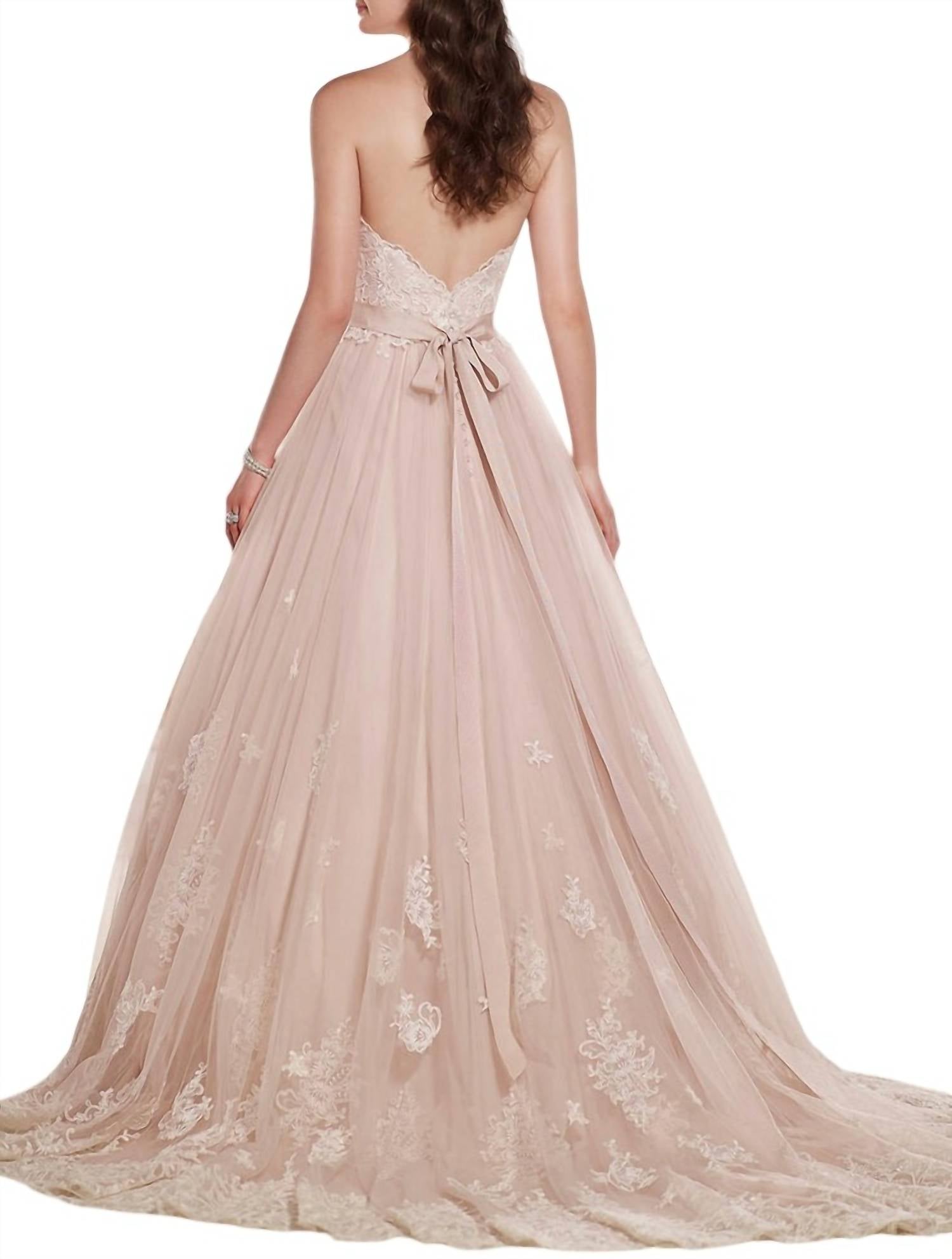 Essence Of Australia - Lace on Tulle Designer Wedding Dress