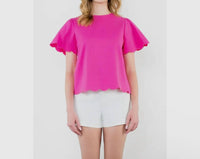 Thml - Flutter Sleeve Blouse