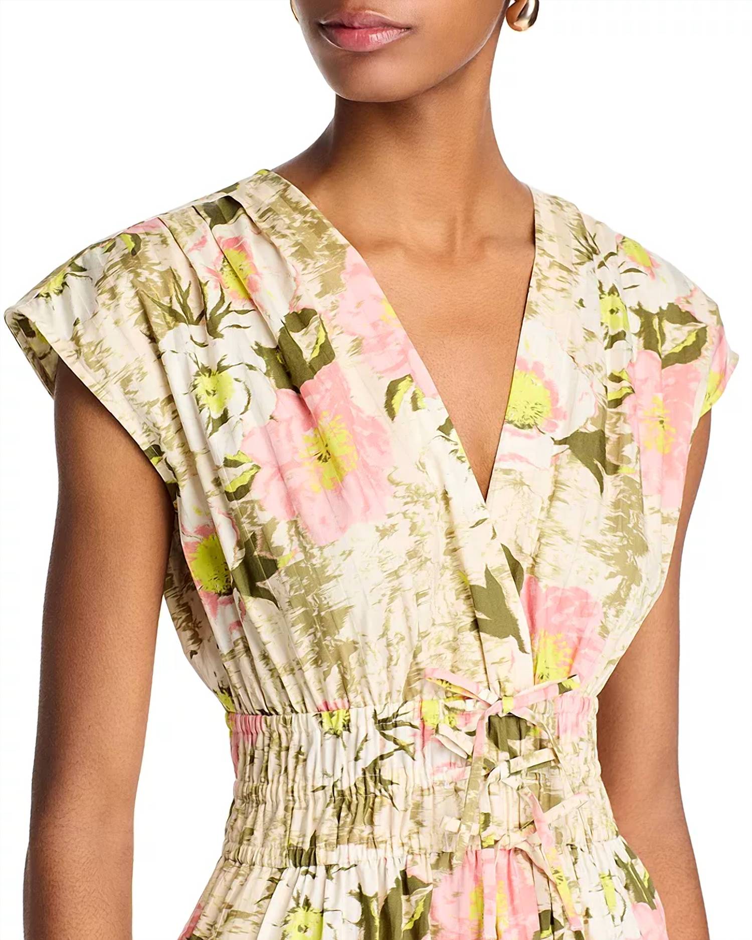 Derek Lam 10 Crosby - Tora V-neck Mini Dress