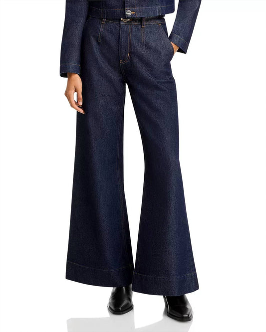 Derek Lam 10 Crosby - Millie High Rise Wide Leg Denim Jeans