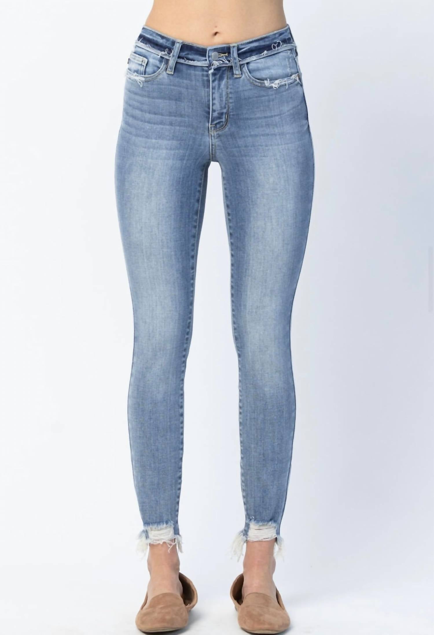Judy Blue - Mid Rise Skinny Jeans