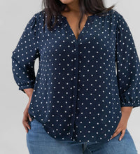 Nydj - Pintuck Button Down Blouse - Plus