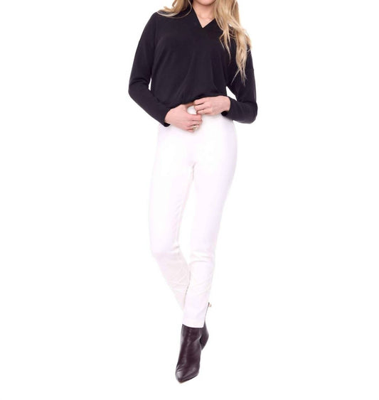 Ponte Slim Pintuck Ankle Pant