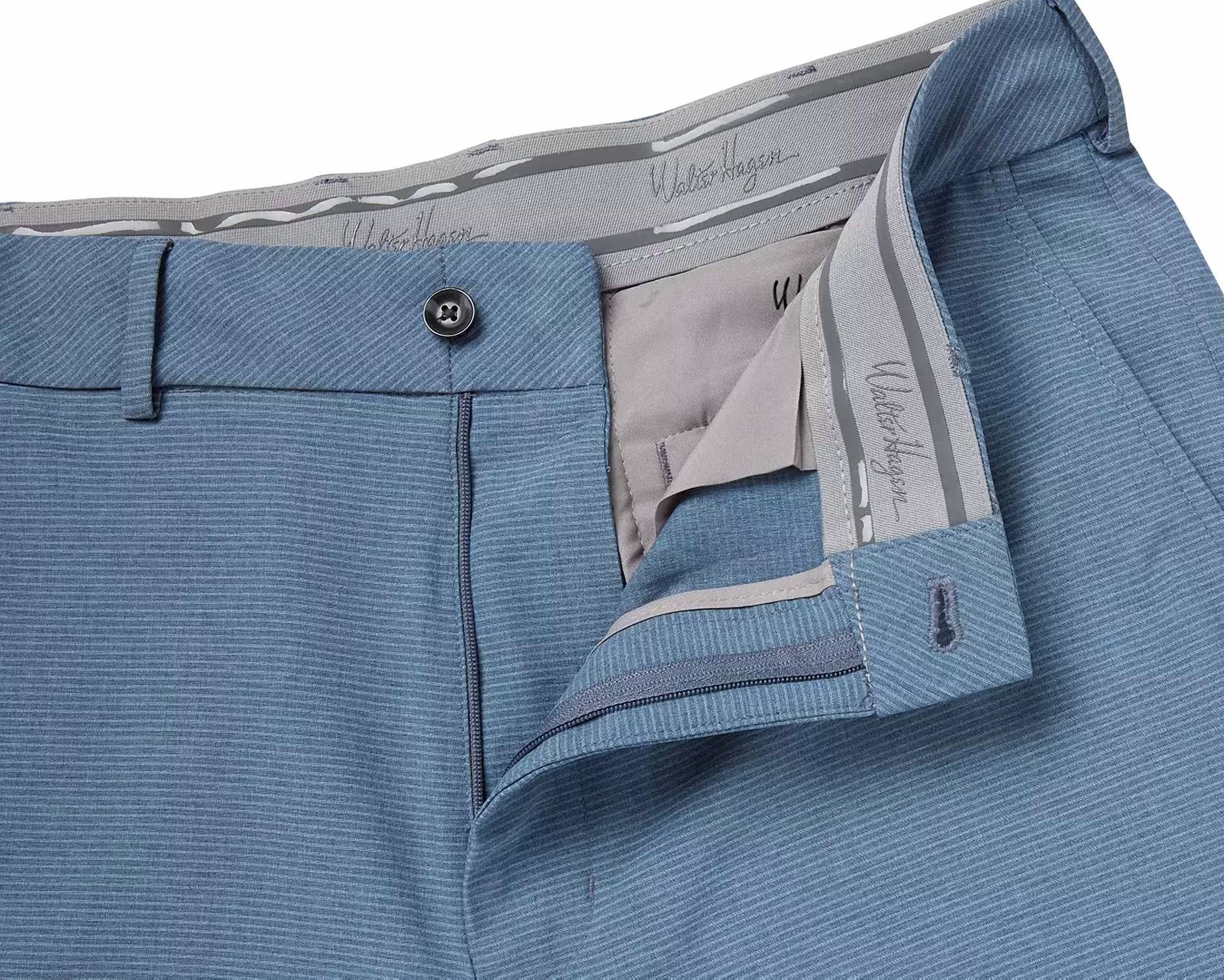 Walter Hagen - Men's Seersucker Golf 10" Shorts