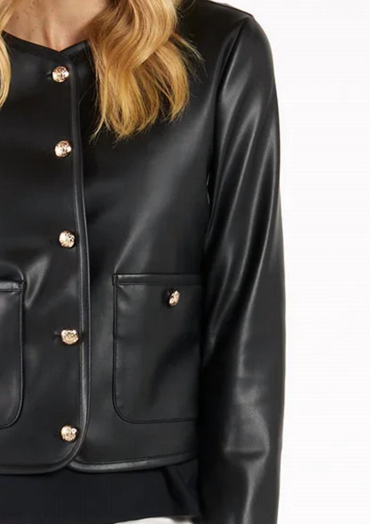 Jude Connally - Faux Leather Jacket