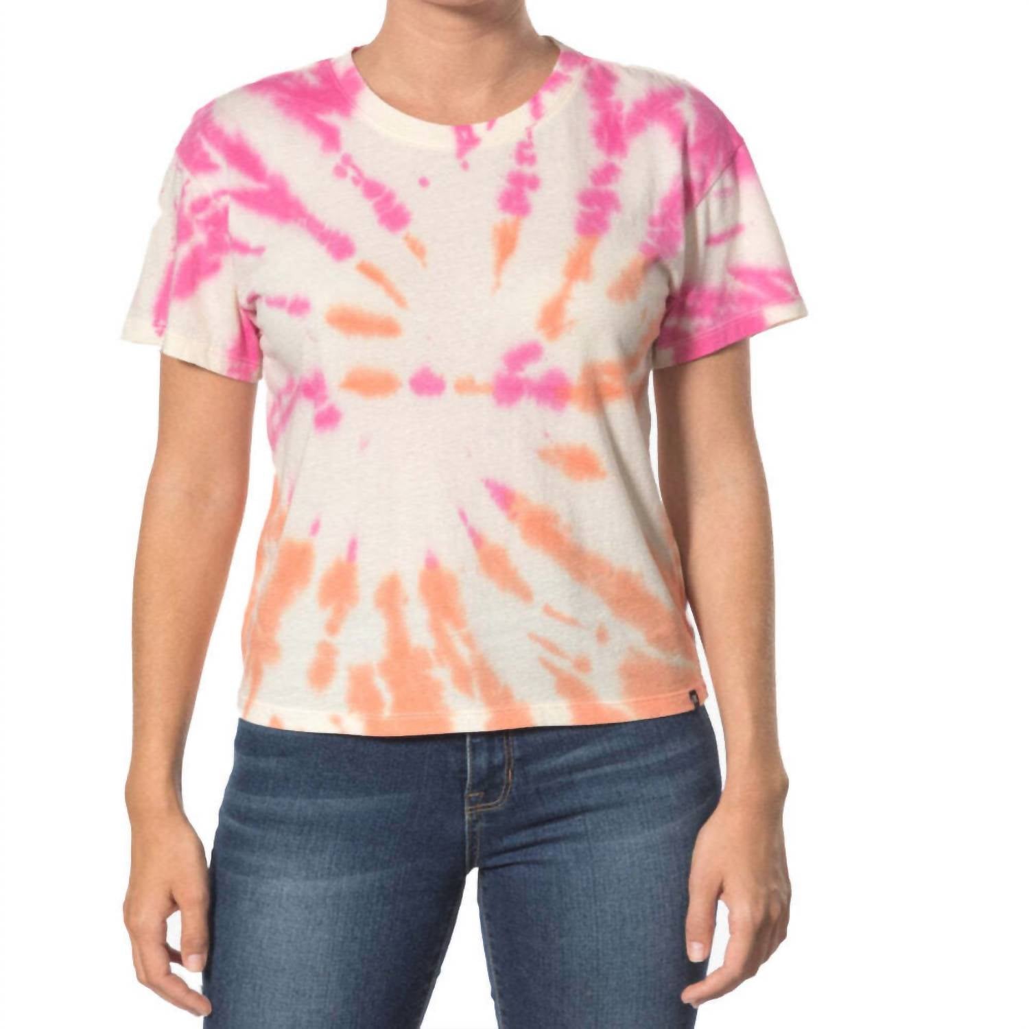 Hurley - Juniors Cotton Tie Dyed Girlfriend T-shirt