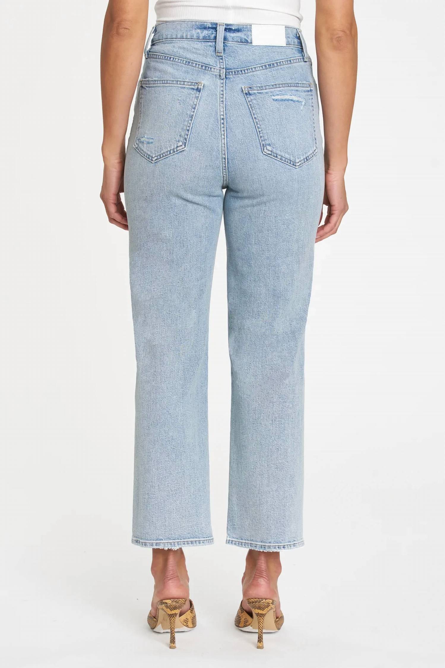 Pistola - Cassie Crop Super High Rise Straight Crop Jeans