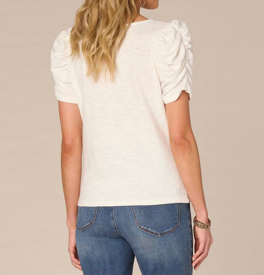 Democracy - Ruched Front Knit Top