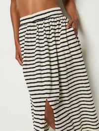 Nation LTD Vida A-line Skirt in night sky stripe - women's skirt - view 4