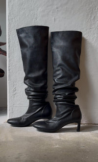 Tela - Women's Leather Heeled Boots