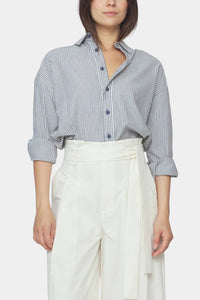 7115 By Szeki - Striped Dolman Shirt