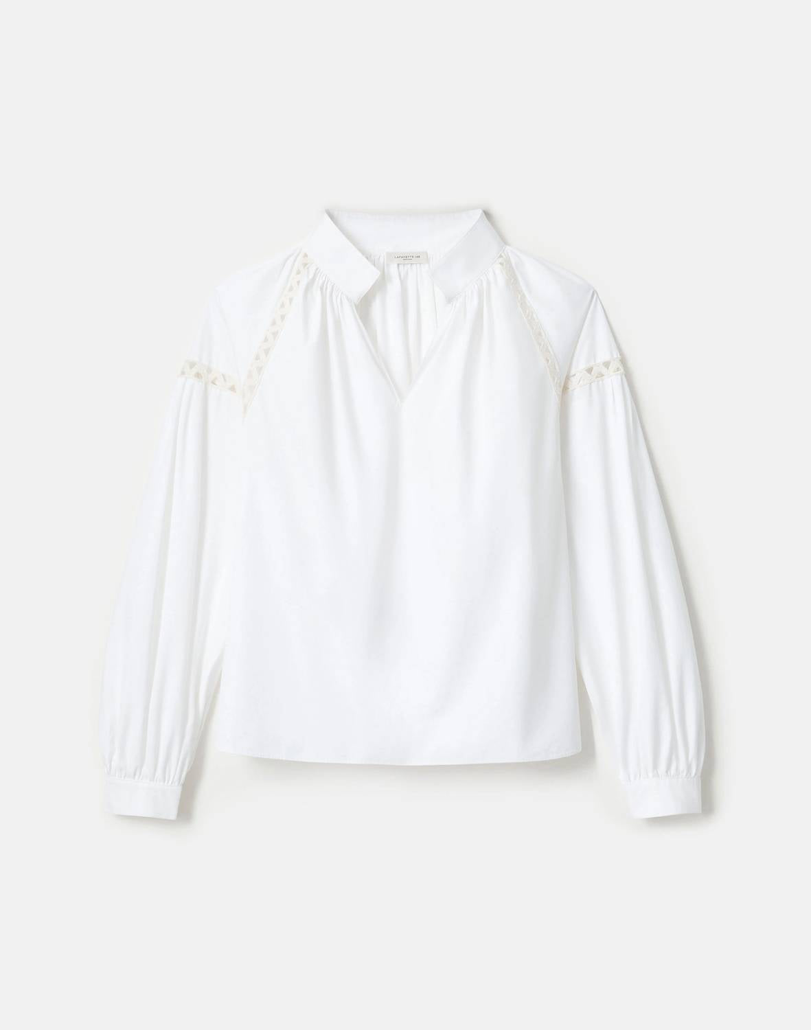 Lafayette 148 - Soutache Trim Blouse