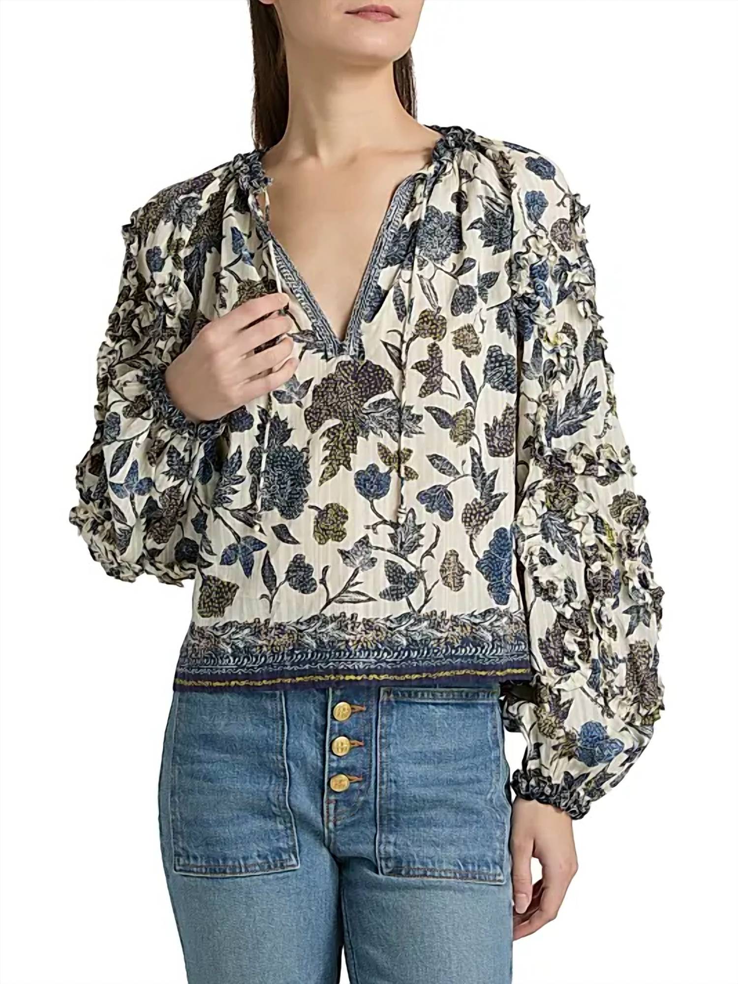 Ulla Johnson - Azrou Long Sleeve Blouse