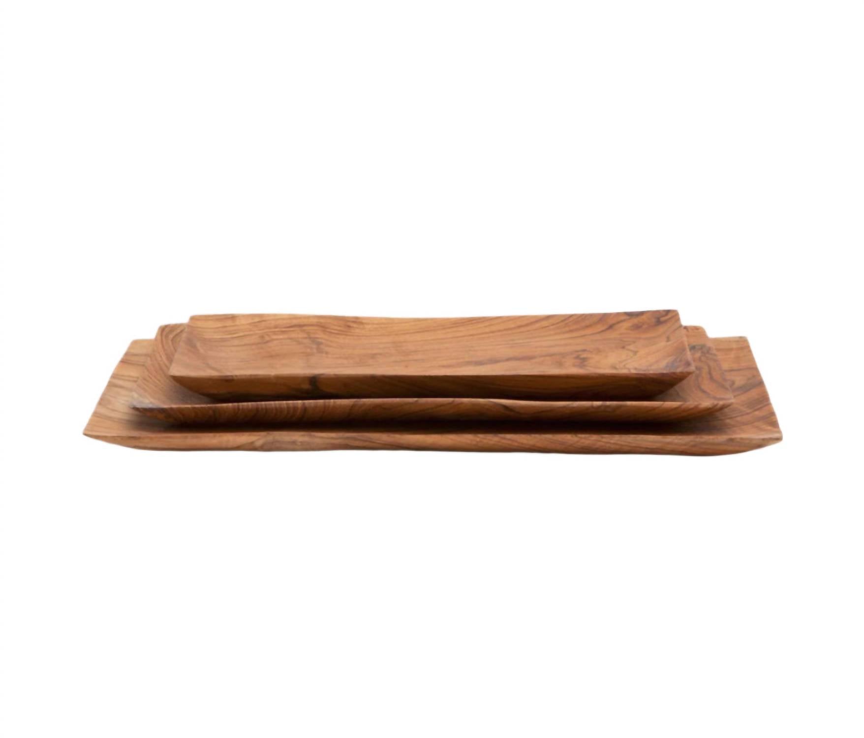 Blue Pheasant - Rowan Natural Serving Trays