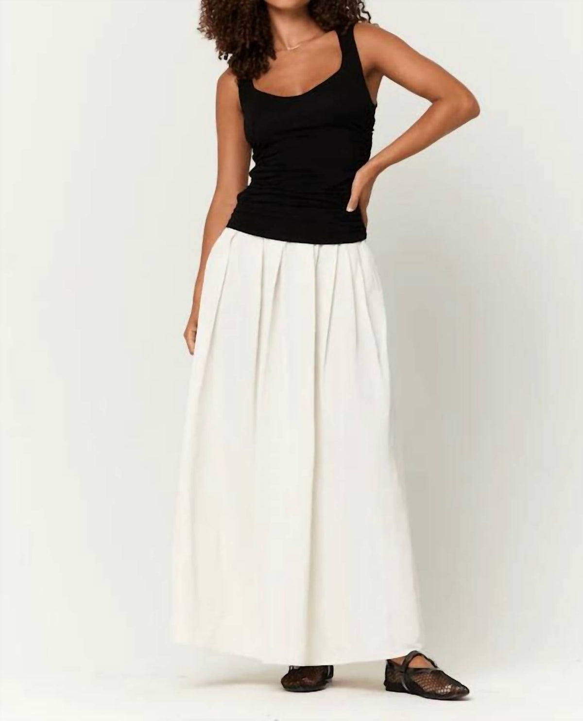 Project Social T - Yulia Sweetheart Neck Seamless Tank