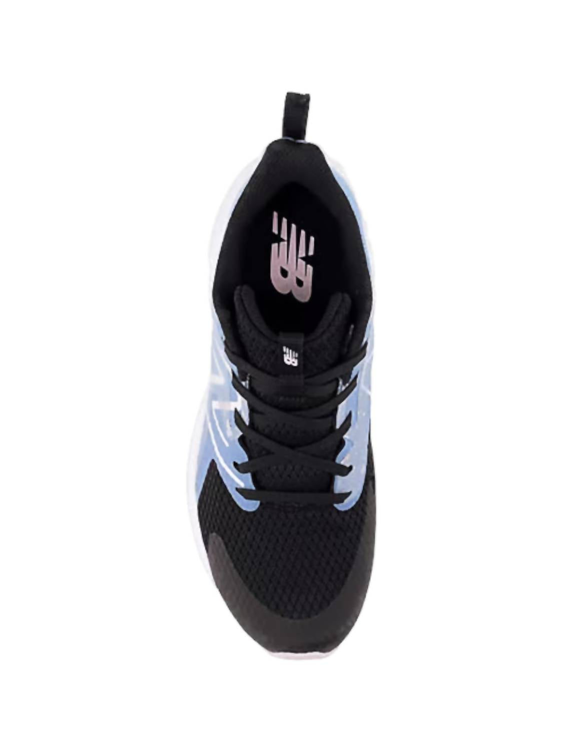 New Balance Kid's Rave Run V2 Shoes in black blue - kids' sneaker - alternate view