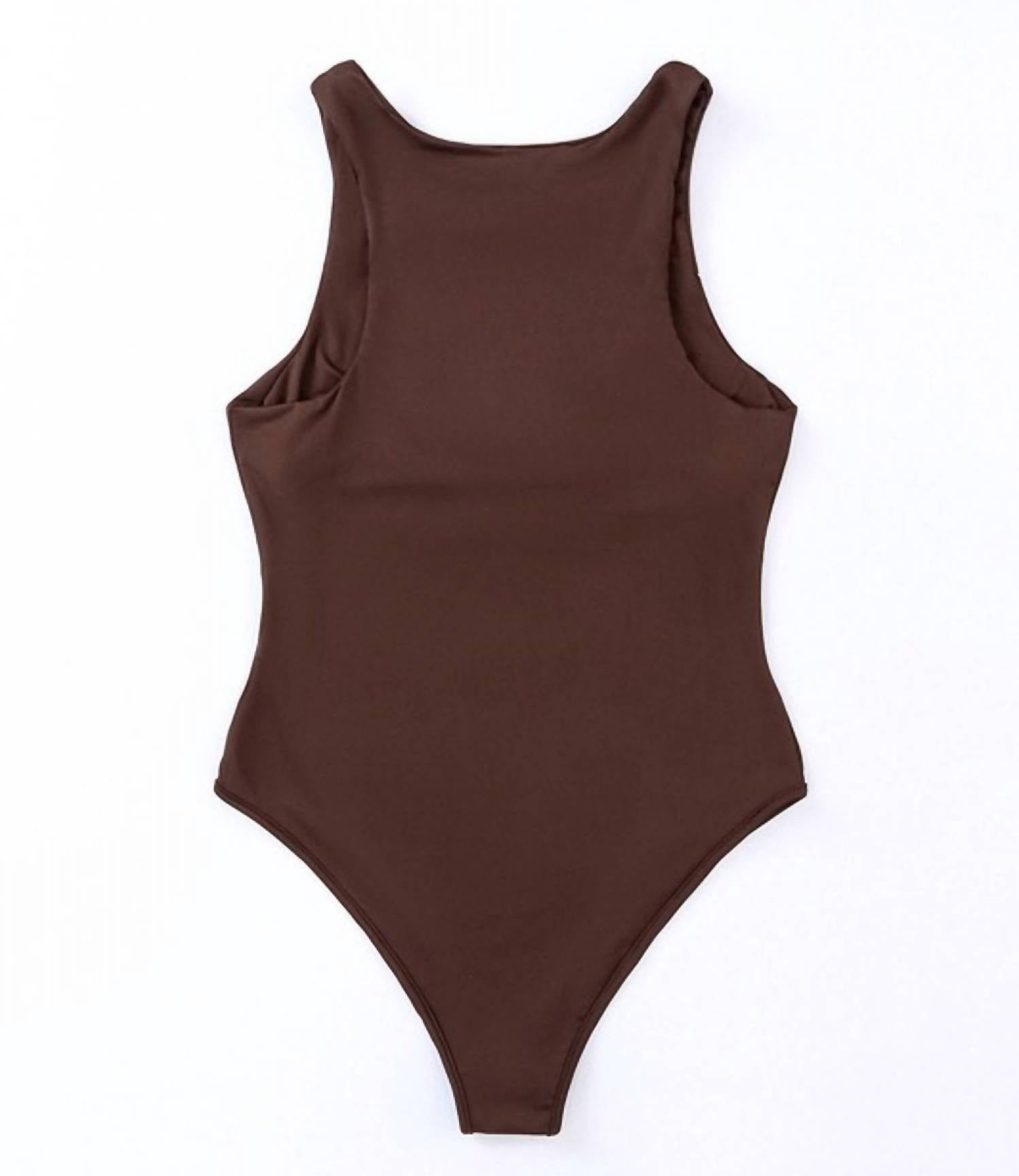 Shewin - Seamless Crew Neck Bodysuit