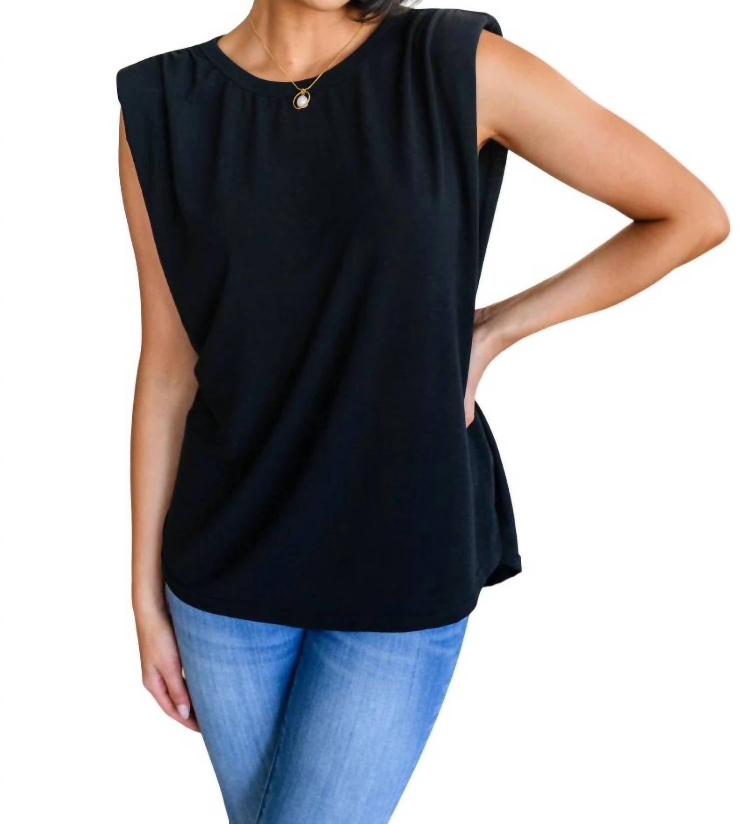 Jodifl - Juke Box Hero Shoulder Pad Top