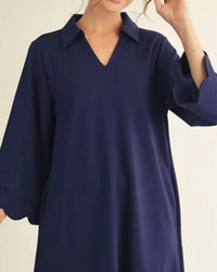 Jodifl Come My Way Dress in navy - women's dress - detail view