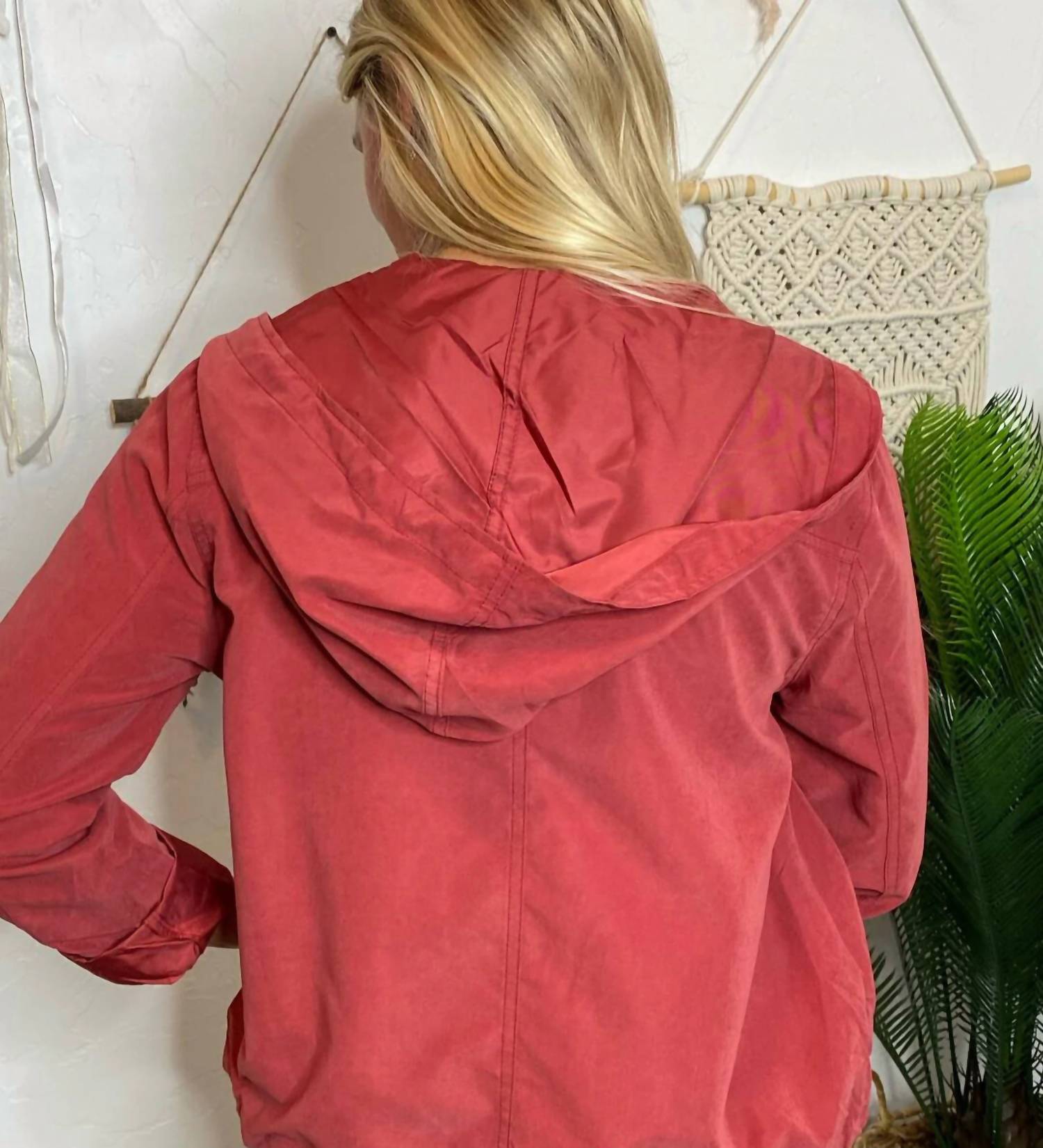 Blu Pepper - Wind Breaker In Regular & Curvy Jacket