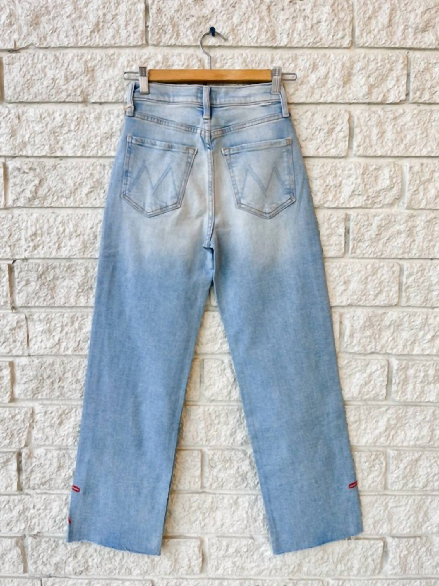 Mother - Rambler Zip Slice Hover Fray Jeans