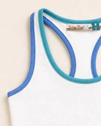 Vintage Havana - Girl's Cropped Tennis Top