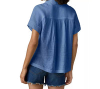 Faherty - Dune Gauze Popover Top