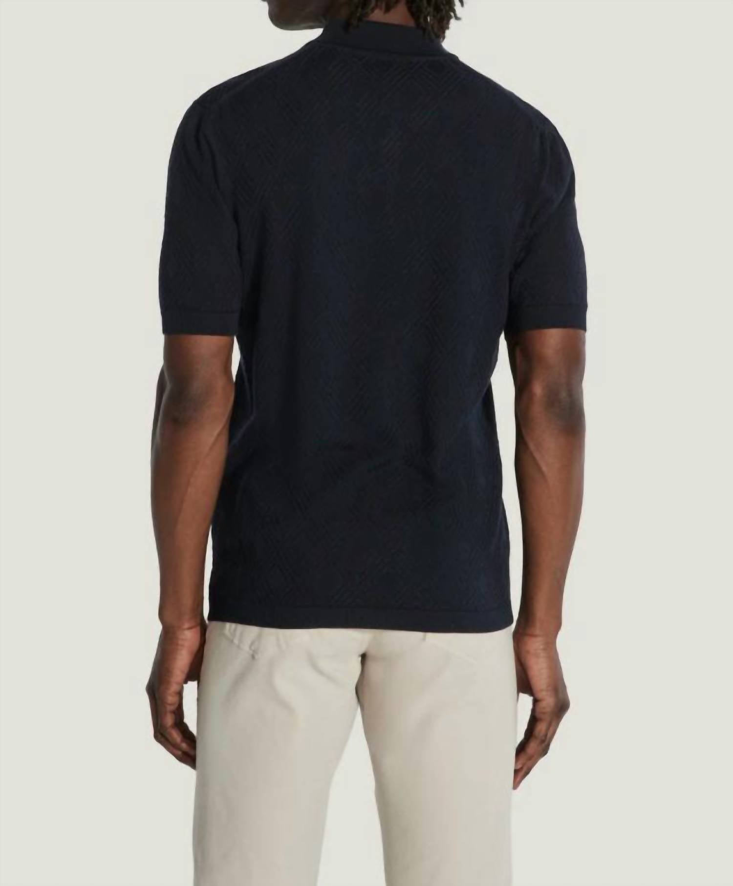 Jack Victor - Textured Knit Polo