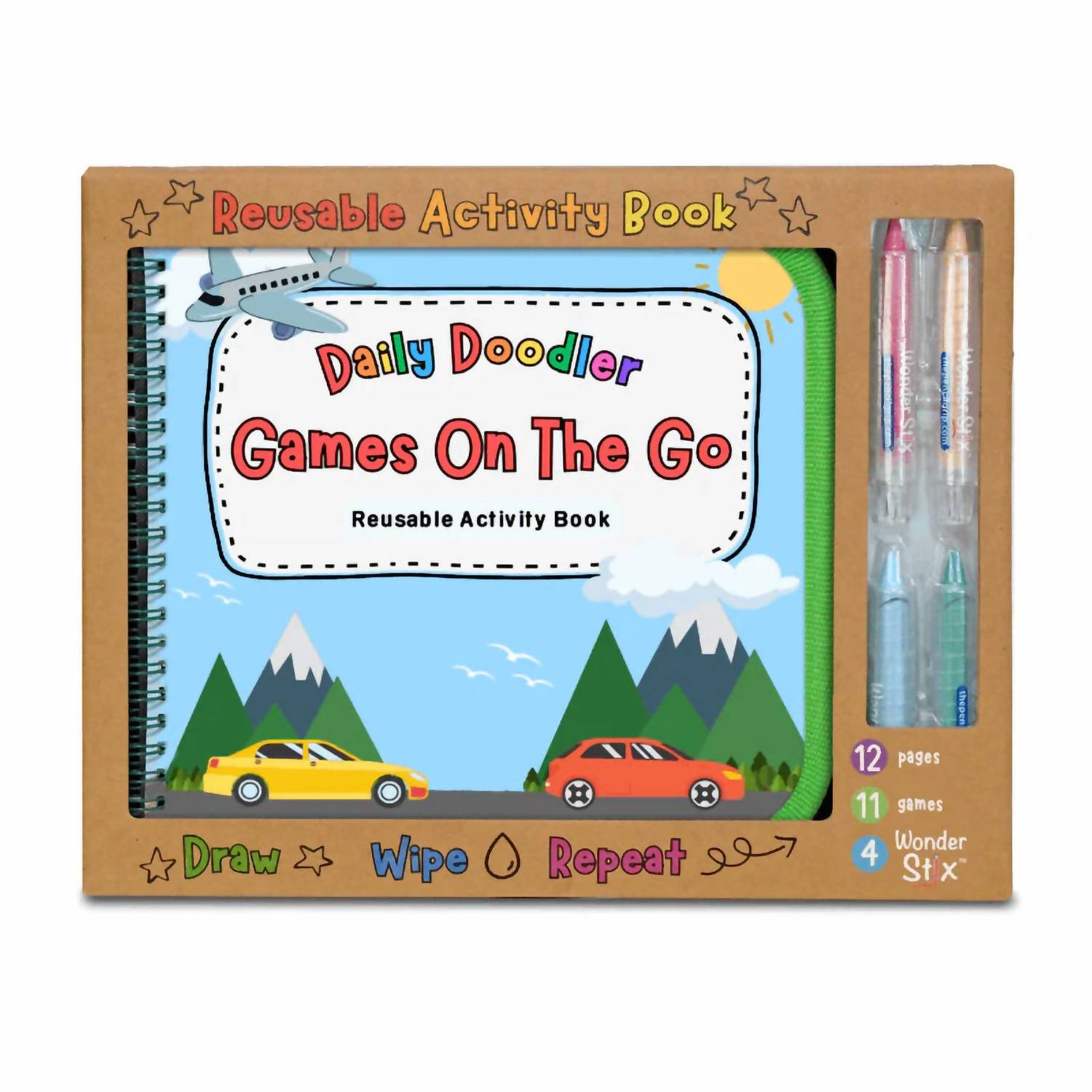 Tpg Creations - Kid's Daily Doodler Reusable Activity Book