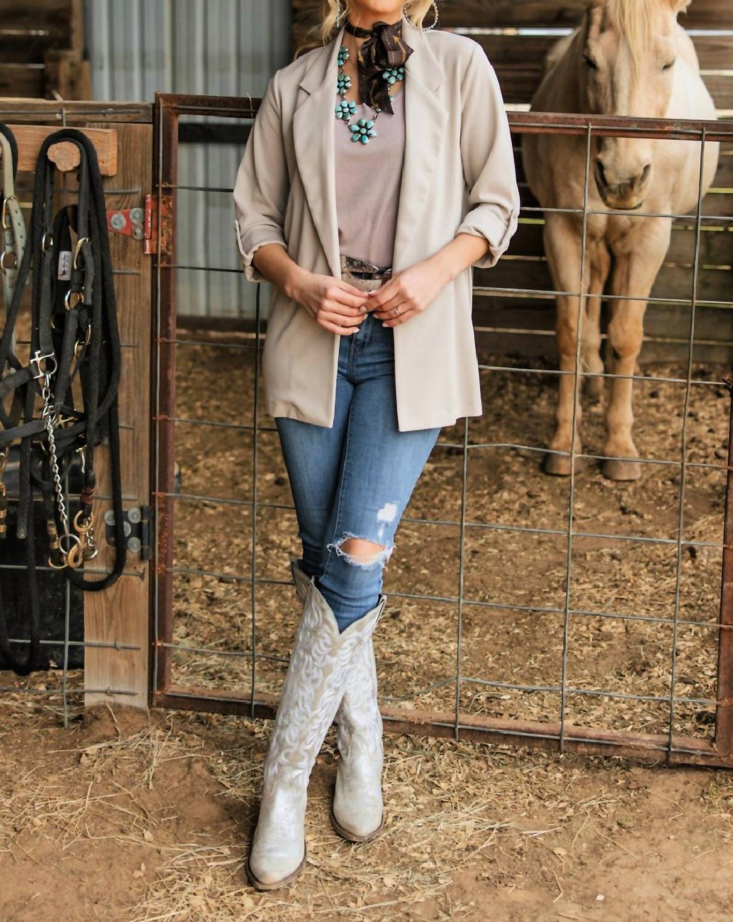 Andree By Unit - Pearl Boyfriend Blazer